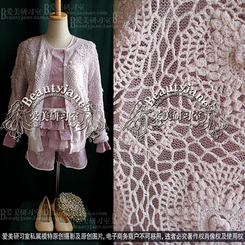 <em>镂空针织</em>衫<em>搭配</em>_春季原单孤品森女甜美淡紫双