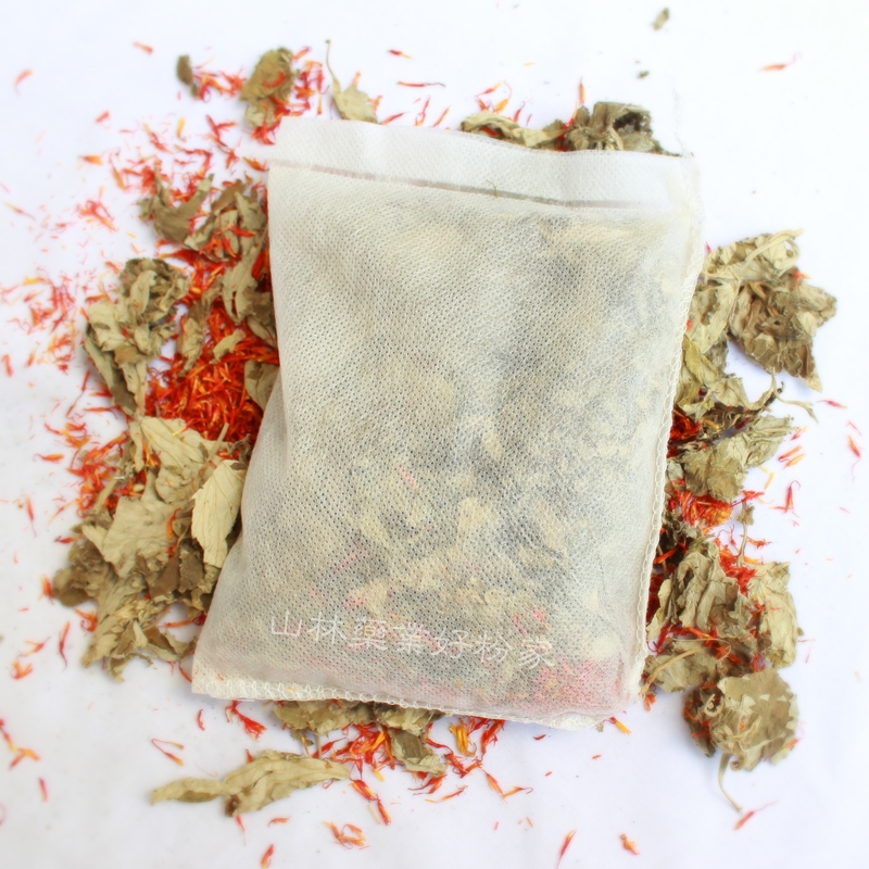 艾叶泡脚三年陈艾叶 艾草红花泡脚足浴泡澡 祛