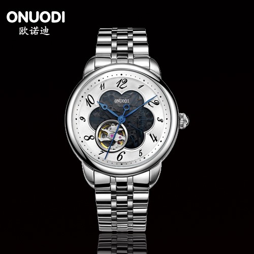 瑞士ONUODI\/欧诺迪自动机械表男士手表精钢