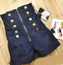 蓝色<em>高腰裤</em>热销爆款|<em>高腰裤</em>配什么上衣,<em>高腰裤</em>