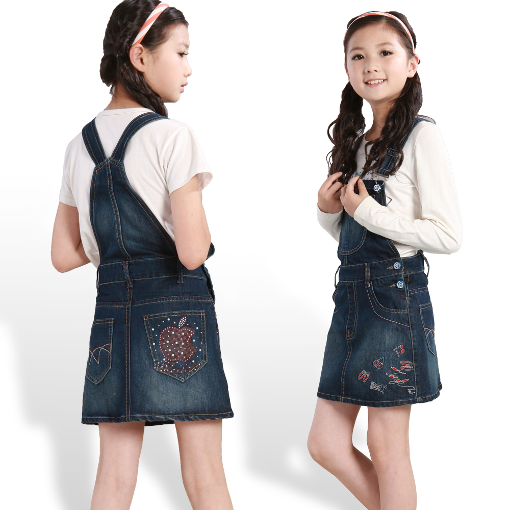 12岁女孩衣服夏装新款韩版女大童背带裙少女
