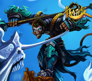 LOL英雄联盟龙年限定定海神针 孙悟空+齐天大