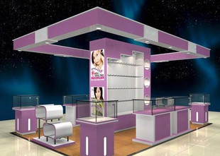 专业定制专卖店香水珠宝化妆品柜台展厅展示橱