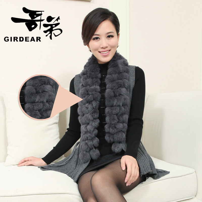 秋冬<em>款哥弟</em>正品女<em>马夹</em>背心兔毛领坎肩中年针织