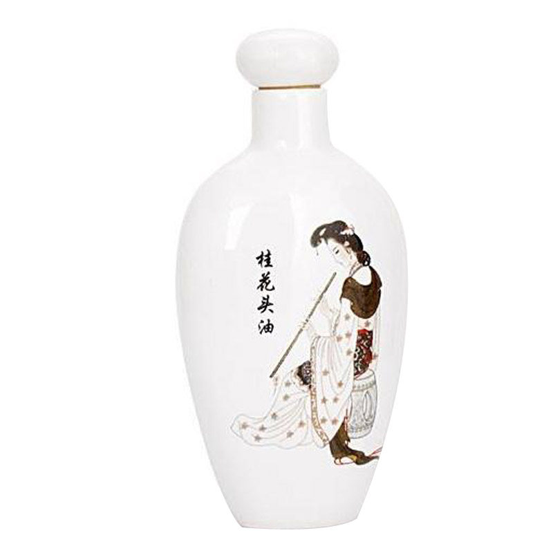 谢馥春 百年老字号珍藏版瓷瓶头油 桂花<em>梳头油</em>