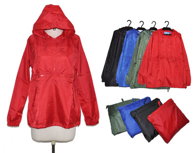 2014<em>春季女装</em> <em>外贸</em>原单 多用带帽套头外套 便携