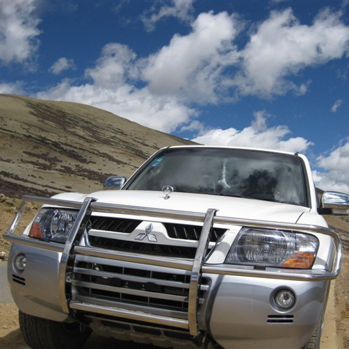 帕杰罗V73 V93不锈钢前保险杠 前护杠 防撞杠