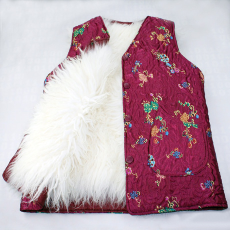 中老年<em>女士</em>皮草<em>马甲皮毛一体马甲</em>长羊毛<em>马甲</em>保