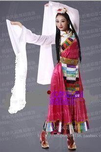 <em>少数民族</em>服装 藏族舞蹈服装水秀 演出服女 表演