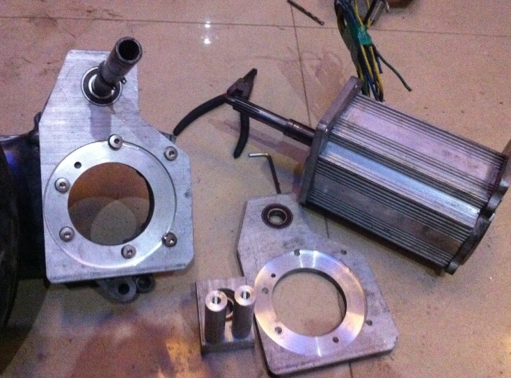 油改电中置CVT无极变速电摩改装JOG50 JOG