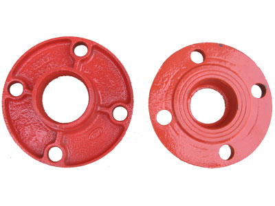 消防沟槽管件 转换法兰卡箍 DN80 100 125 15