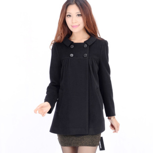 【甜美摇滚gaga】<em>哥弟女装</em>正品大衣冬季<em>2014</em>
