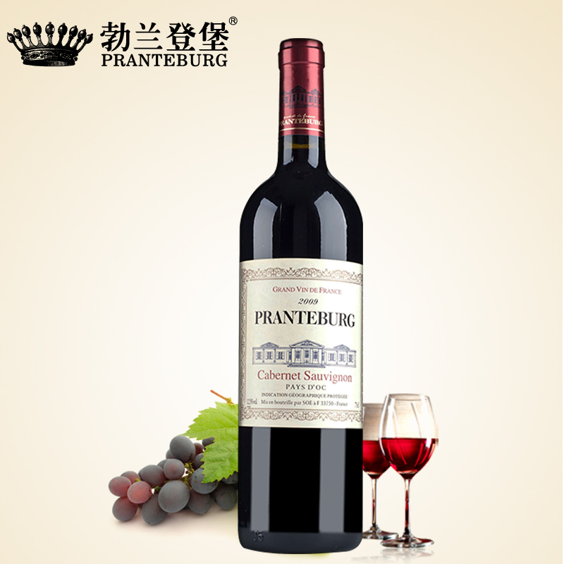 波亚克法国奥克原瓶进口典藏干红葡萄酒750m