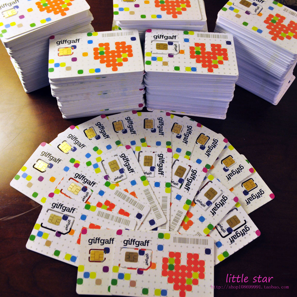 含15镑话费 最新英国电话卡giffgaff电话sim手机