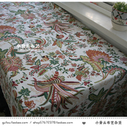 窗帘布沙发布抱枕桌布靠垫盖巾纯棉帆布布料/波西米亚2.4米宽