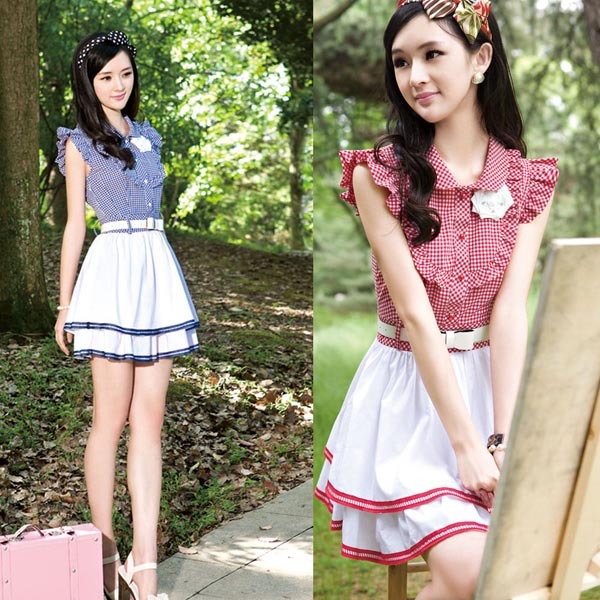 【泉心coo<em></em>kie】原创设计 莓果洛丽塔 荷叶边蝴