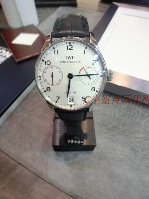 专柜英国代购 IWC 万国 手表 葡萄牙系列 IW50