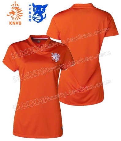 包邮14年世界杯女款女装荷兰国家队服球服足