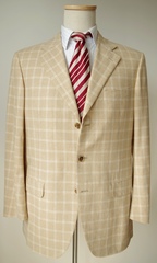 公价26800！意大利顶级手工Belvest 奢华全羊绒西装外套 50单西