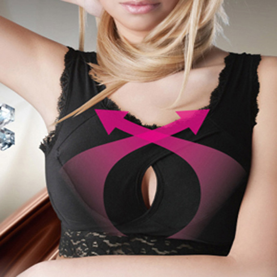 日本聚拢调整型睡眠<em>文胸防</em>外<em>扩</em>无钢圈侧收副乳