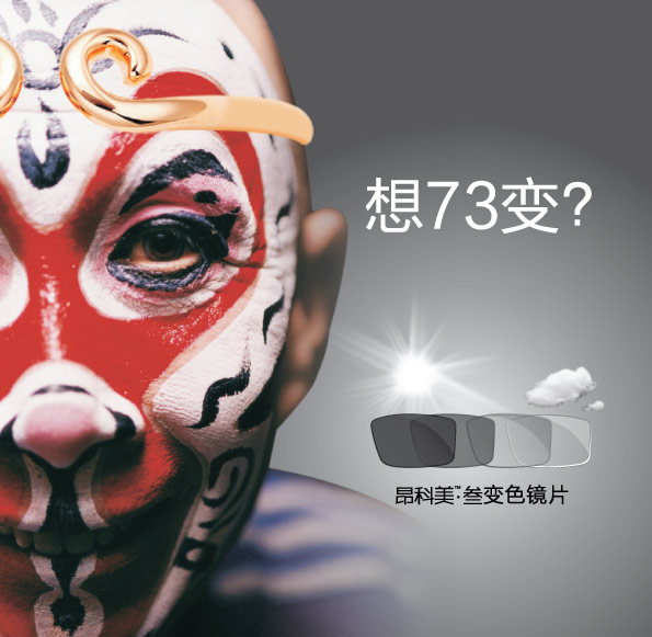 正品昂科美叁1.56膜层变色近视镜片全视线光学