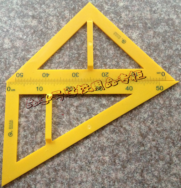 正品 优质塑料三角板 教学三角板 塑料教学三角