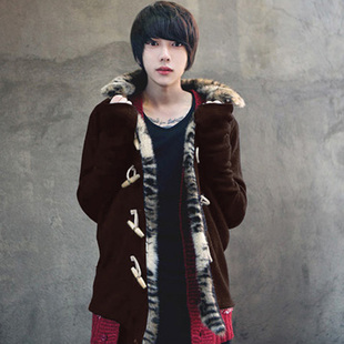 【momitu8】2013<em>秋冬</em>男加绒<em>中长款毛衣男</em>韩版