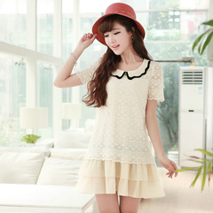 <em>MaxMara</em>风2013新款女夏装正品韩版蕾丝连衣