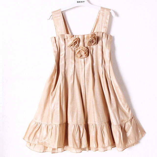 DKNY 女童 女宝 <em>儿童</em> 吊带裙 裙子 母<em>女装</em> 亲子