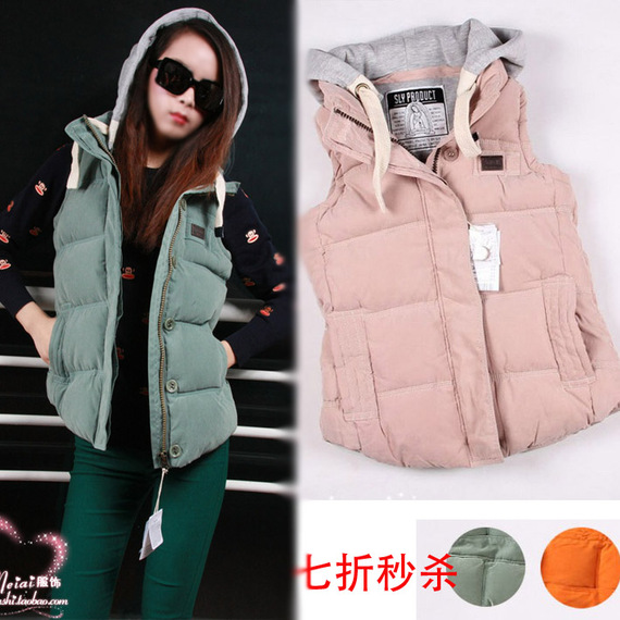 SLY正品原单休闲棉衣背心<em>马夹保暖</em>加厚可脱卸