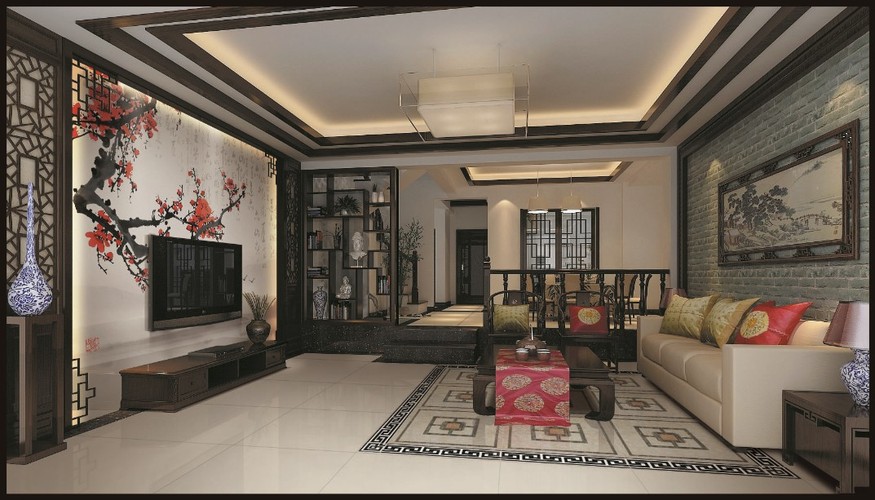 中式风格的客厅是这样装修的 - 装修日记分享