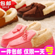 2013 秋冬棉拖鞋居家男女士家居鞋冬季保暖鞋包跟厚底棉鞋月子鞋