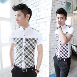 <em>格子短袖</em>热销爆款|<em>格子短袖配什么短裤</em>,<em>格子短</em>