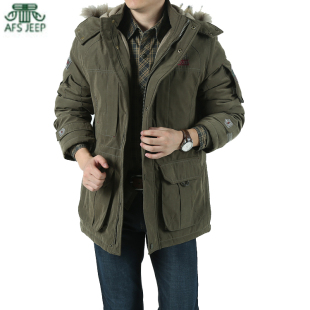 【自由客<em>服饰</em>专营店】asf jeep<em>冬装男棉衣服</em>战