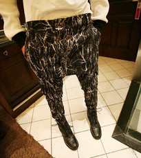 夜店秀场男歌手舞台演出服<em>发型师个性裤</em>飞鼠