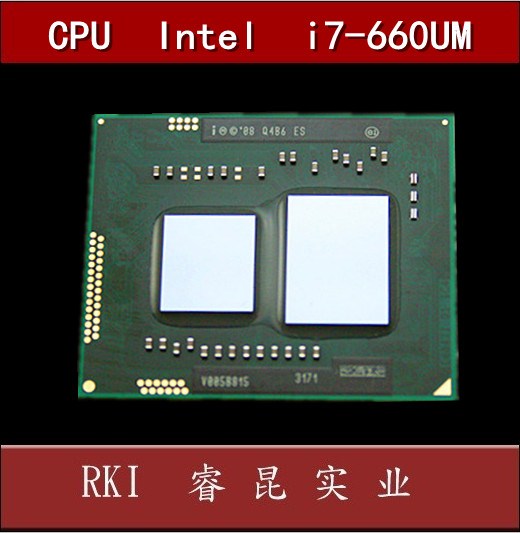Intel 全新BGA封装 笔记本CPU I7-660UM Q4B