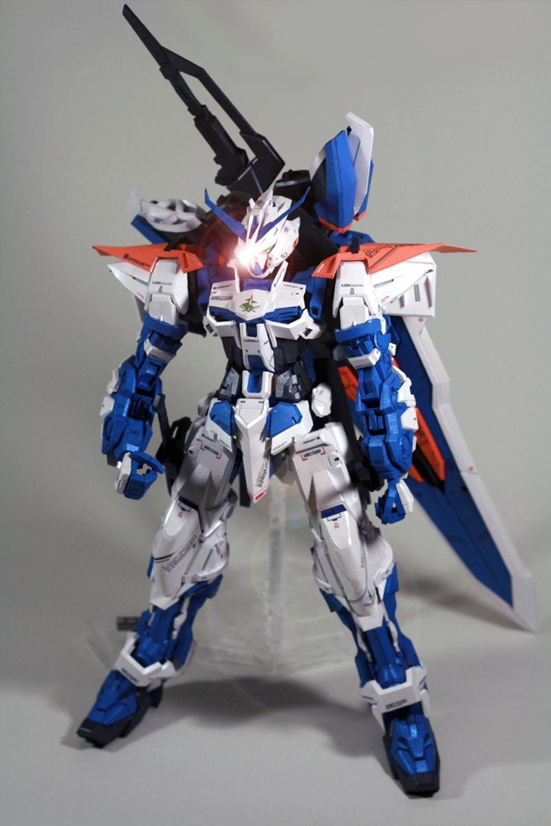 蓝异端 gundam 高达 pg mg 卡片模型 纸模型 diy手工