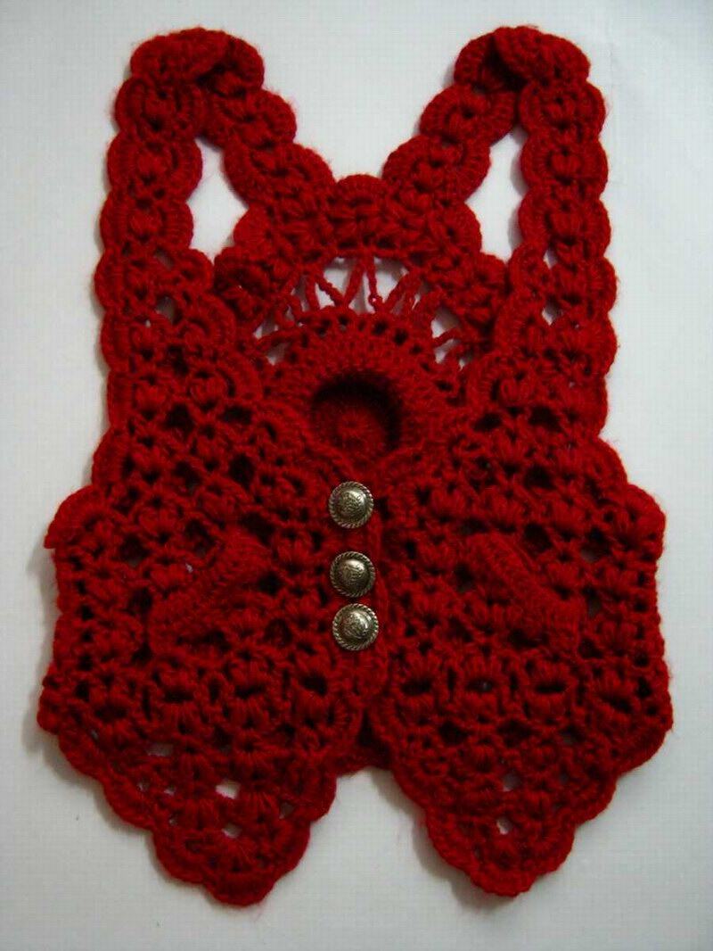 针织<em>毛线小</em>马甲镂空 <em>开衫</em>百搭韩版纯手工钩勾