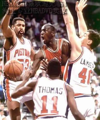 NBA-公牛vs活塞(乔丹vs杜马斯27分托马斯21分