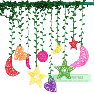 小学 幼儿园走廊 元旦吊饰 春节 酒店 商场婚庆