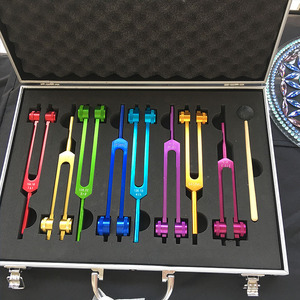 脉轮 音叉 高品质 灵性 灵修 8支组 净化气场能