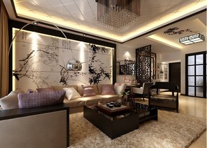 MZ 中式风格室内装修家装设计服务平面图CA