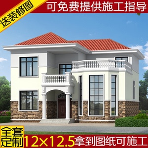 济型学校农村二层v学校别墅自建房设计图建筑施苏州图纸广告设计平面图片
