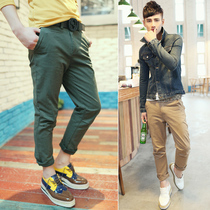 <em>毛衣搭配</em>_2013秋装新款日韩版潮<em>男士条纹毛衣</em>