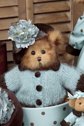 正版Bearington 美国贝瑞10寸泰迪熊-毛衣小女