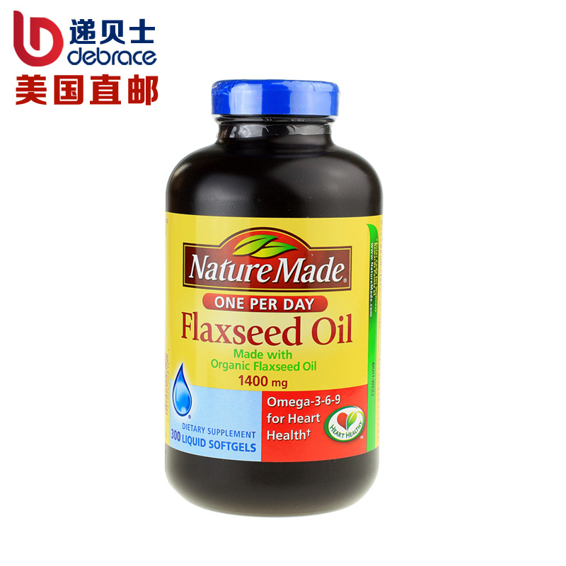美国 Nature Made Flaxseed Oil 有机亚麻籽油