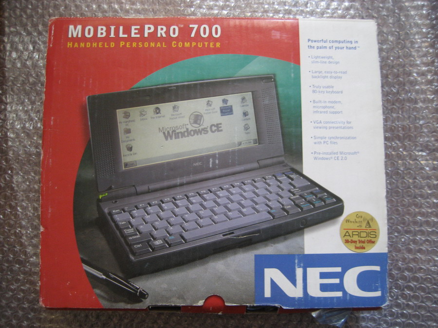 老电脑收藏:NEC mobile pro700老式HPC 手持