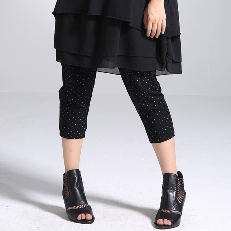 清仓显瘦夏装松紧腰弹力适合<em>胖女人穿</em>的衣服加