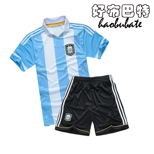 13-14阿根廷国家队10号梅西16号阿奎罗足球队