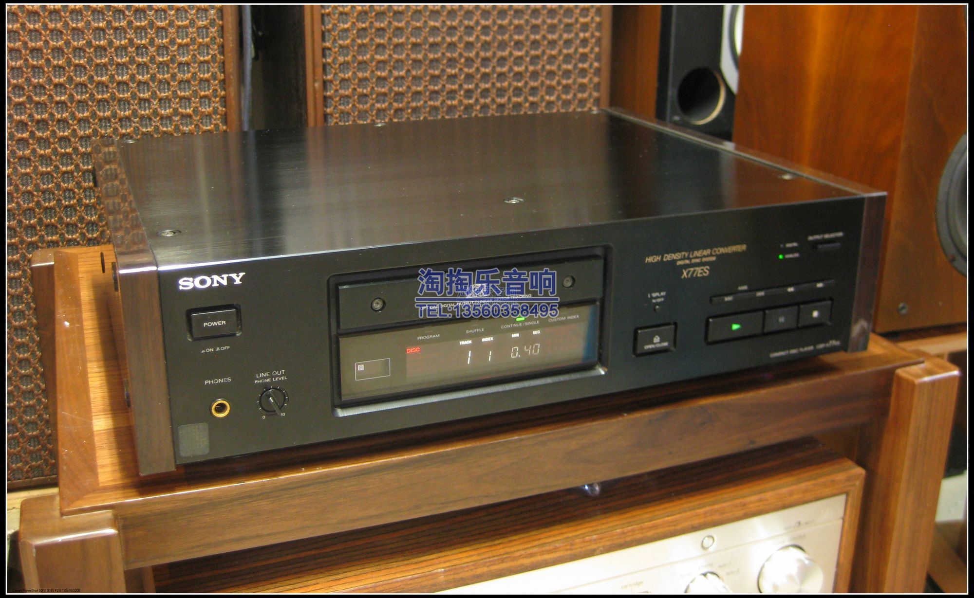 (二手音响)SONY索尼 CDP-X77ES发烧CD机!